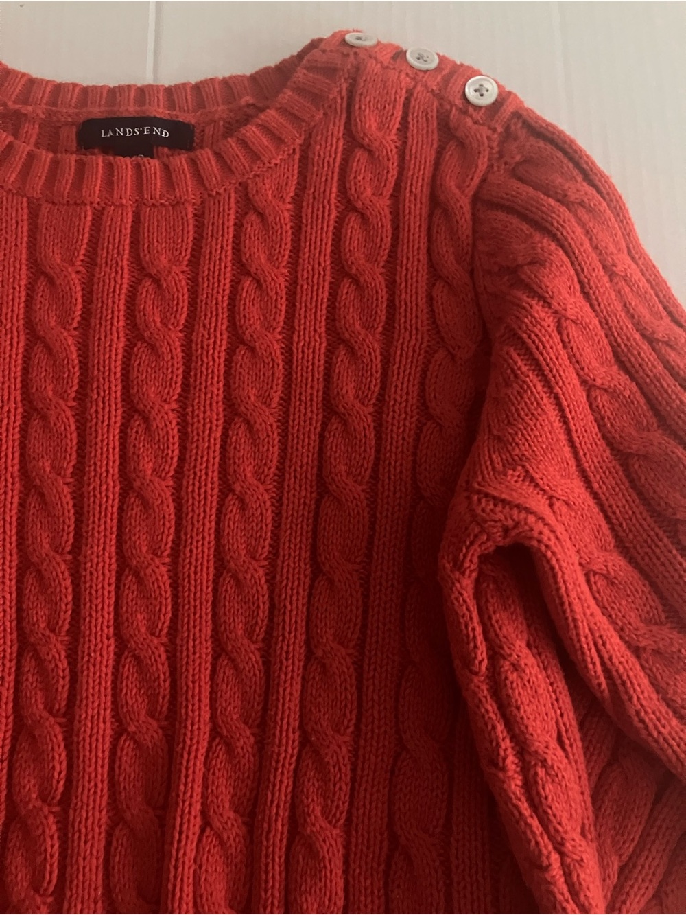 LandsEnd Cable Knit Jumper